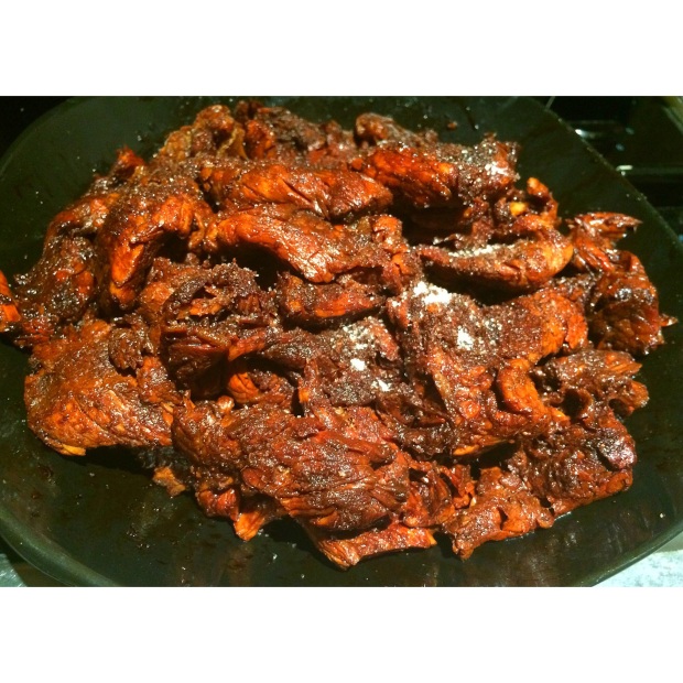 Beef Marinated with Soya Sauce and Sugar